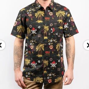 Fasthouse‎ Tribe Button Up Collared Shirt Size XL